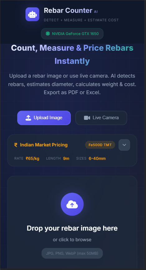 AI-Powered-Rebar-Detection preview