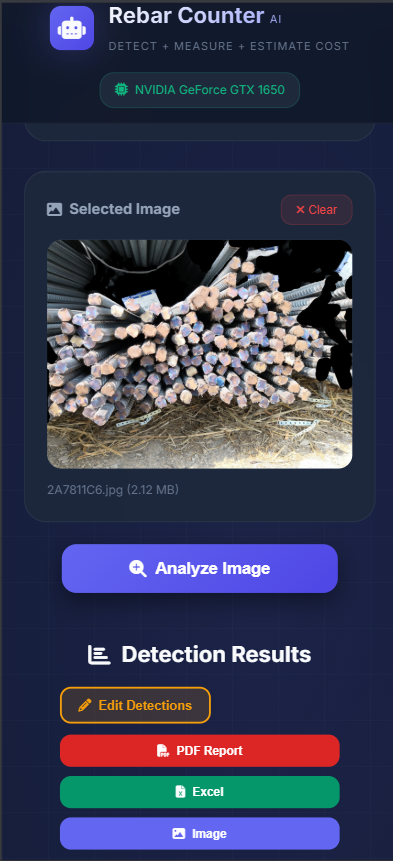 AI-Powered-Rebar-Detection preview